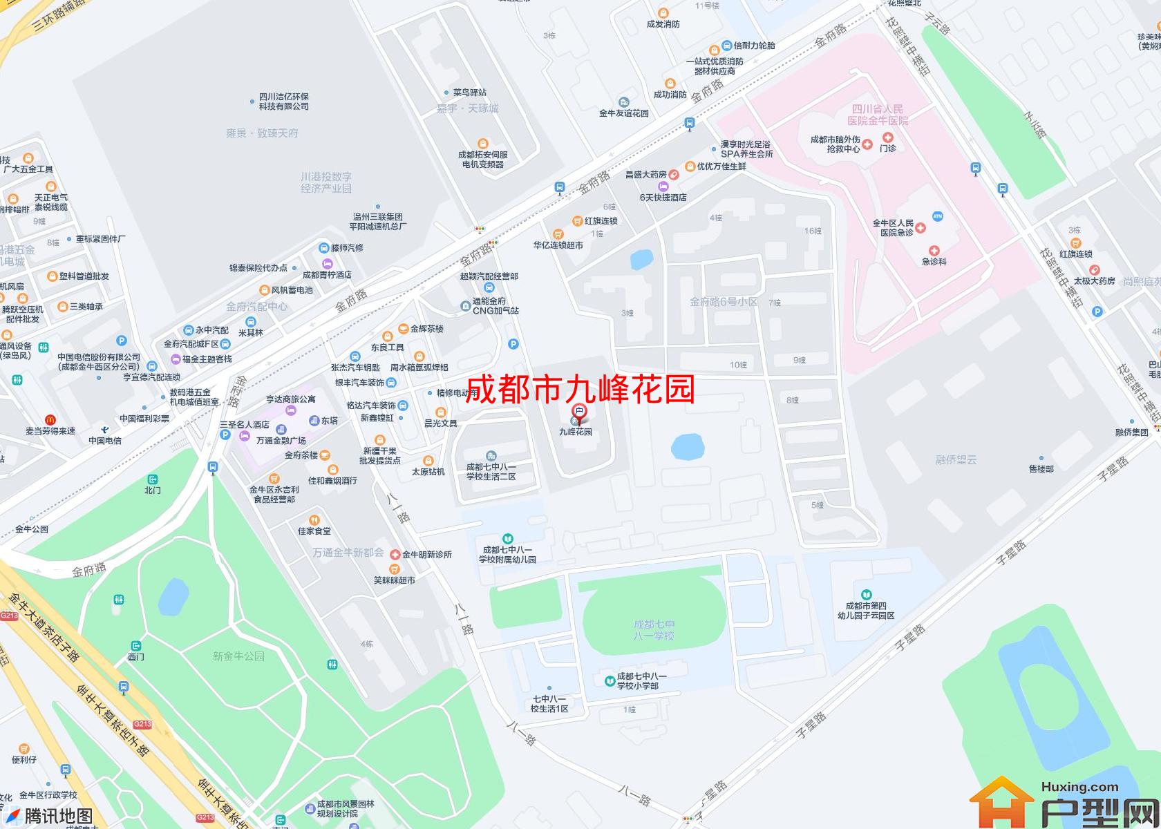九峰花园小区 - 户型网