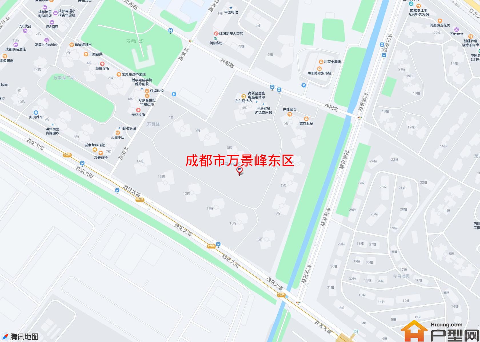 万景峰东区小区 - 户型网