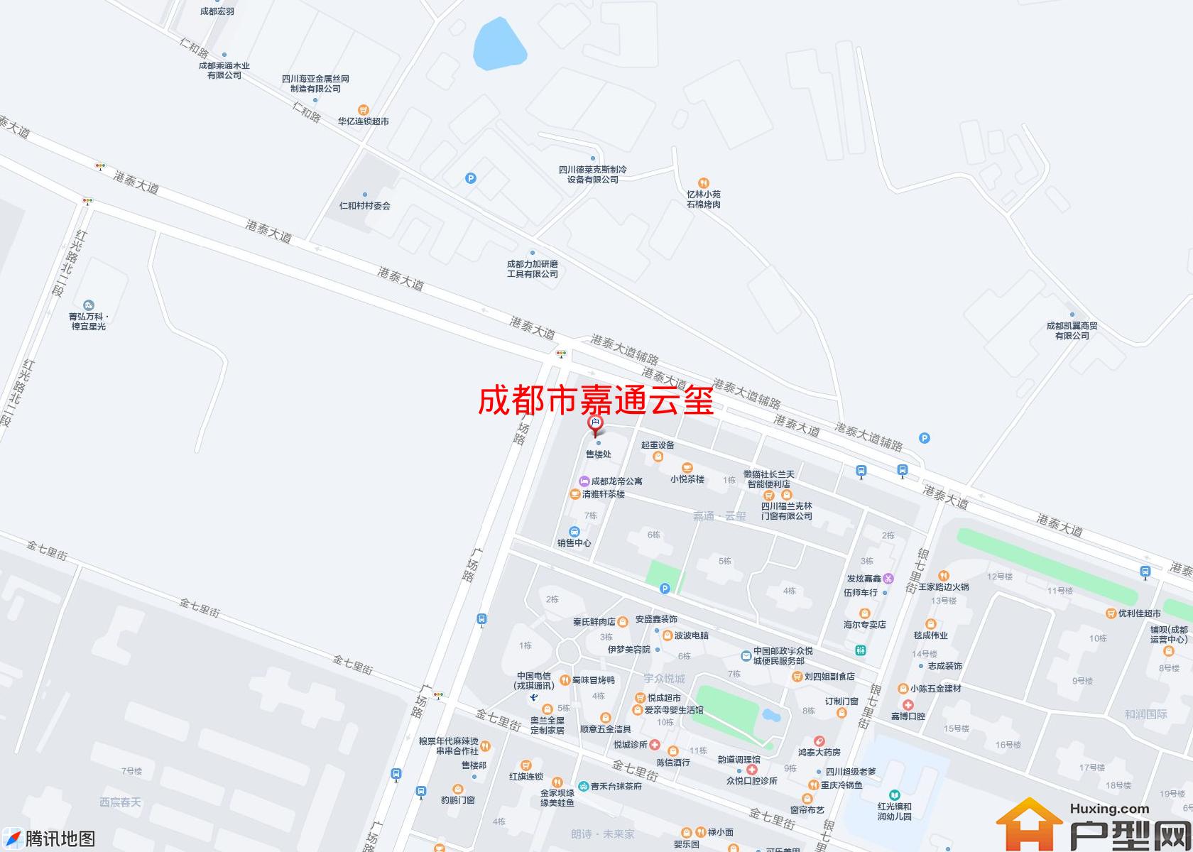 嘉通云玺小区 - 户型网