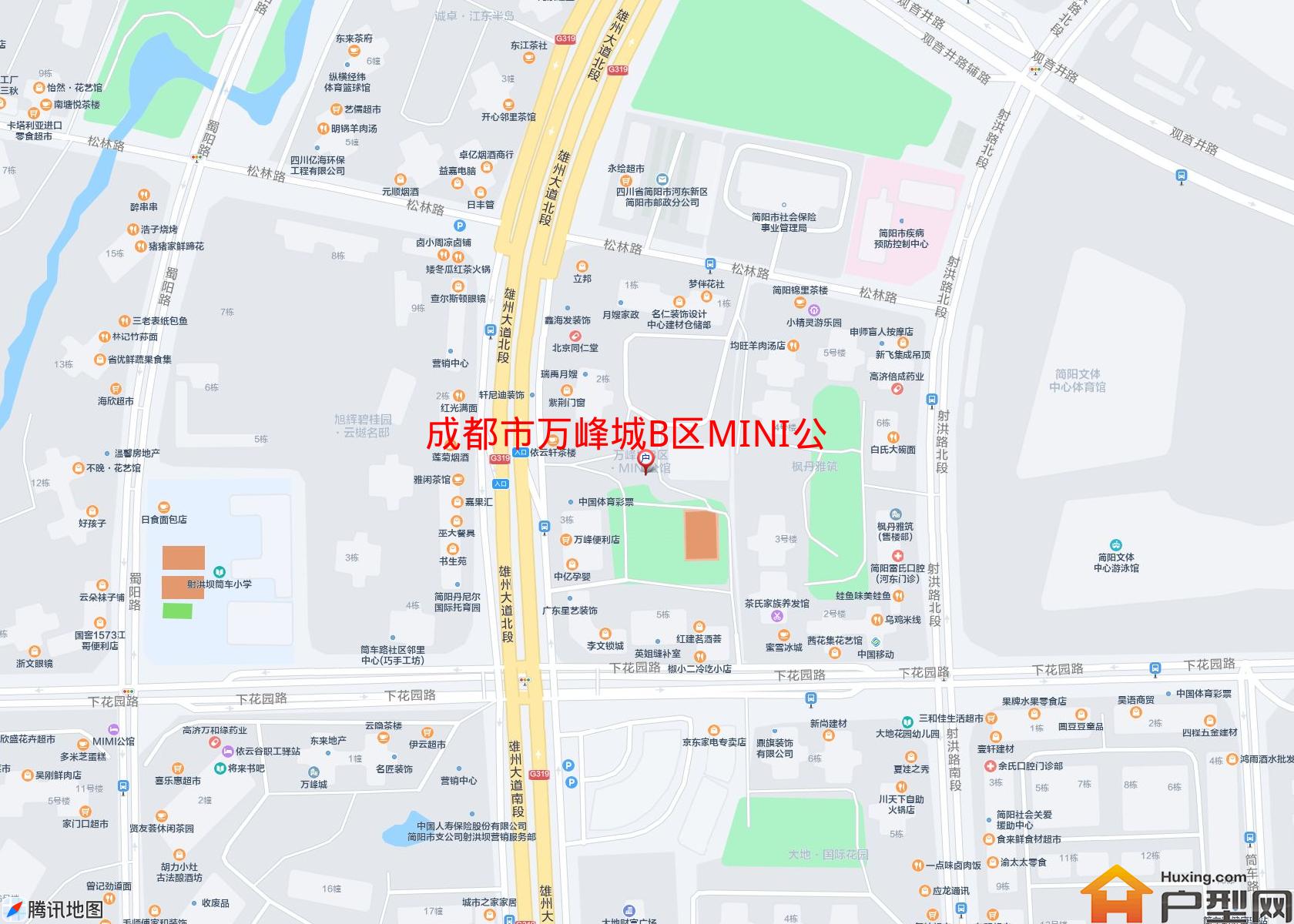 万峰城B区MINI公馆小区 - 户型网