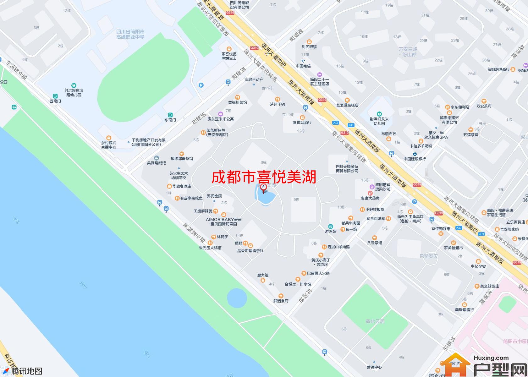 喜悦美湖小区 - 户型网