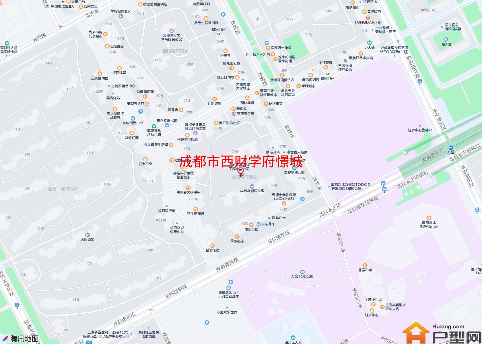 西财学府憬城小区 - 户型网
