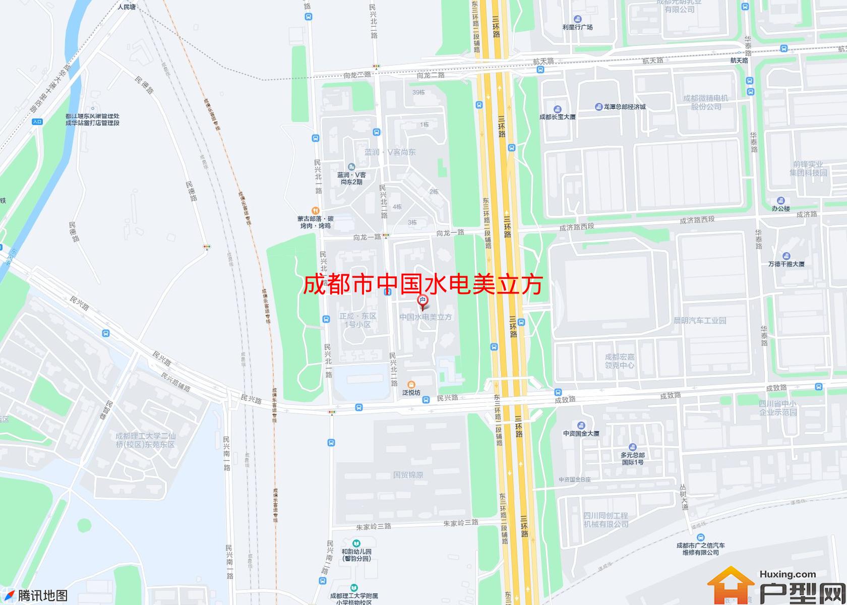 中国水电美立方小区 - 户型网