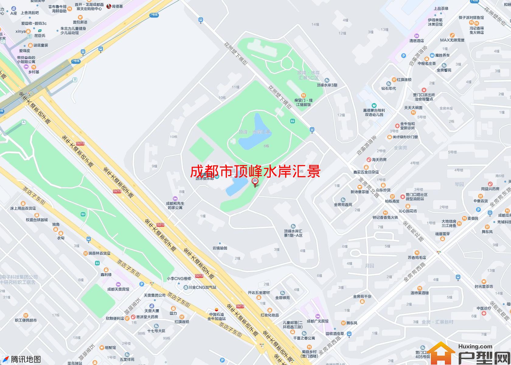 顶峰水岸汇景小区 - 户型网