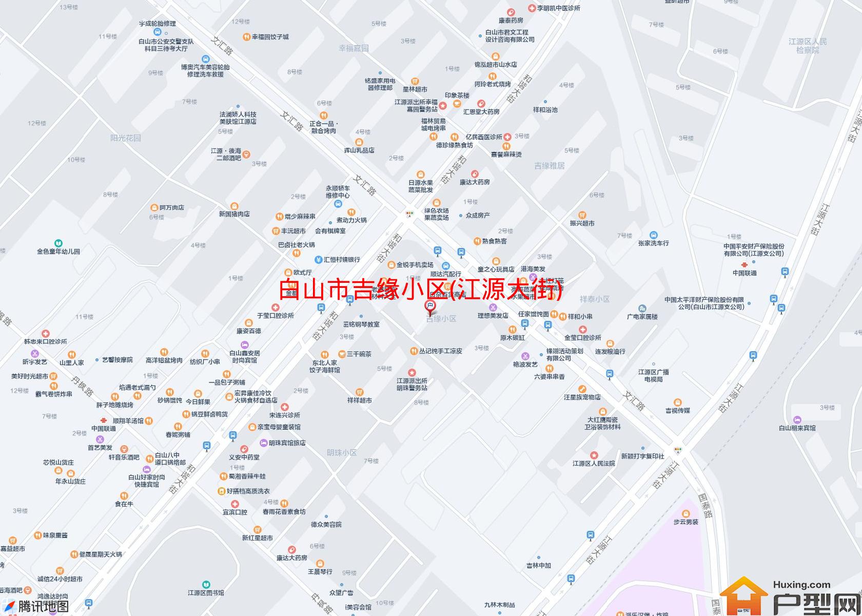 吉缘小区(江源大街)小区 - 户型网