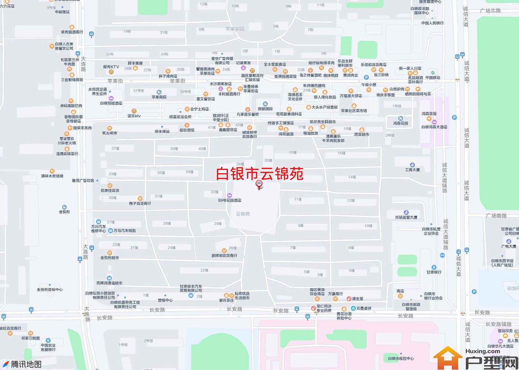 云锦苑小区 - 户型网