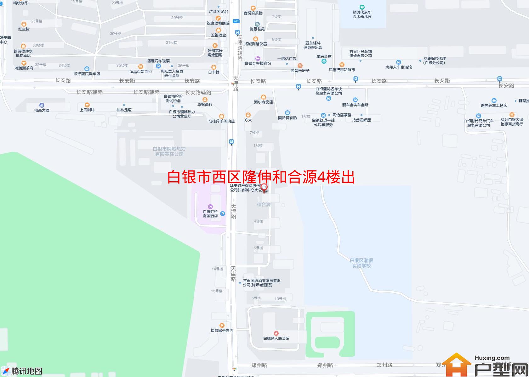西区隆伸和合源4楼出租小区 - 户型网