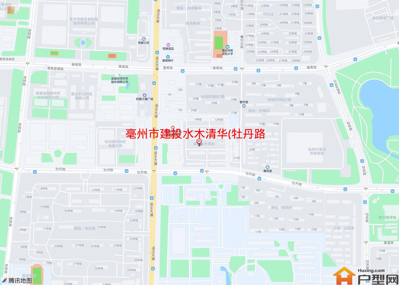 建投水木清华(牡丹路)小区 - 户型网
