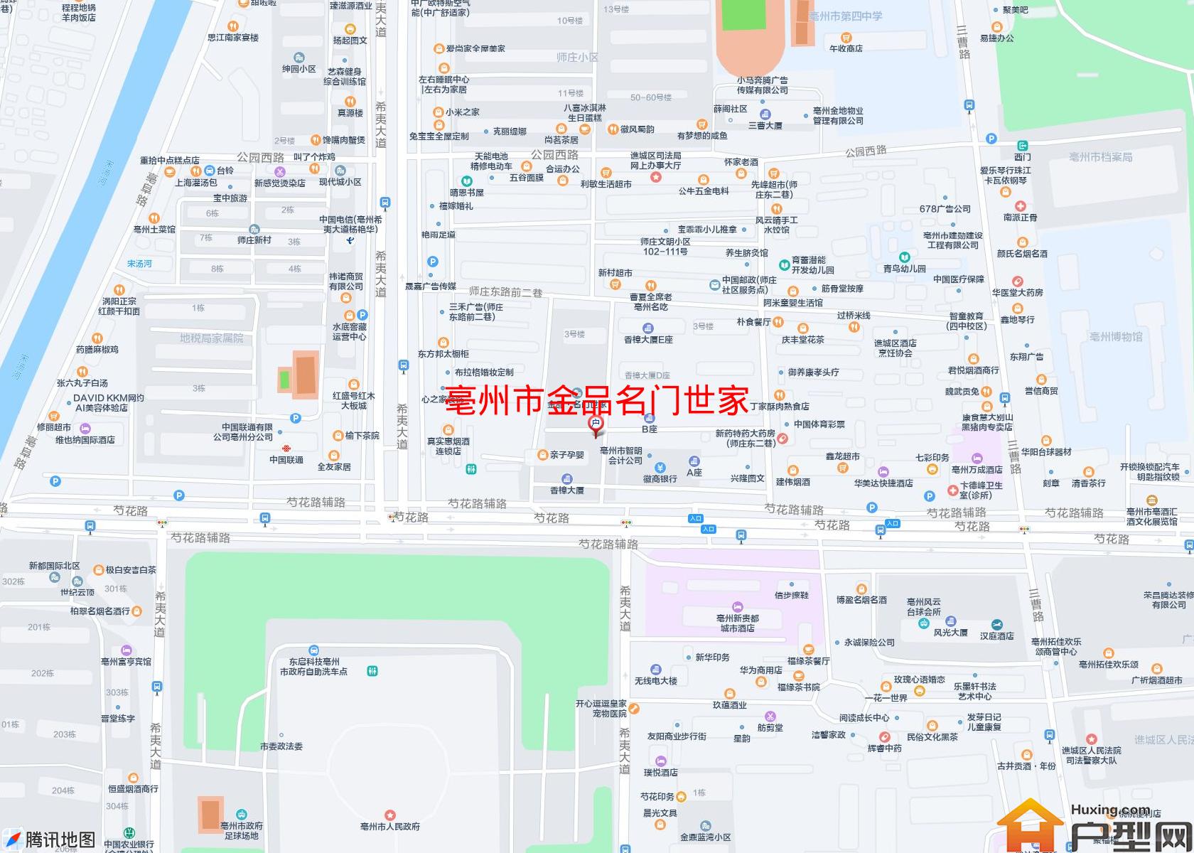 金品名门世家小区 - 户型网