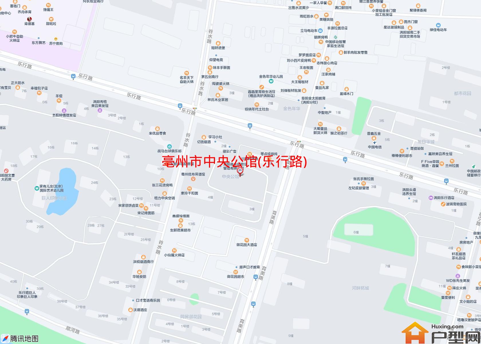 中央公馆(乐行路)小区 - 户型网