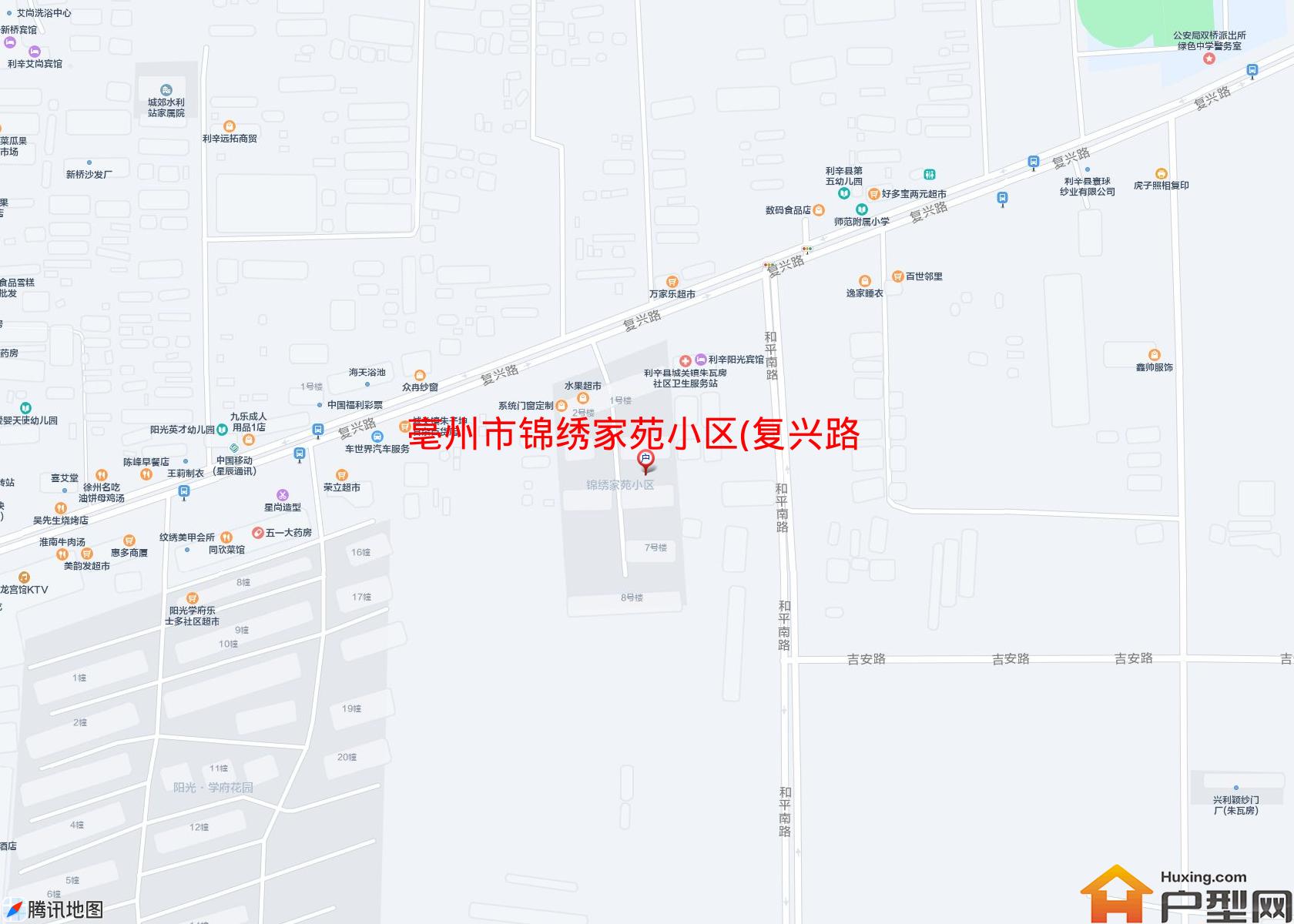 锦绣家苑小区(复兴路568号)小区 - 户型网
