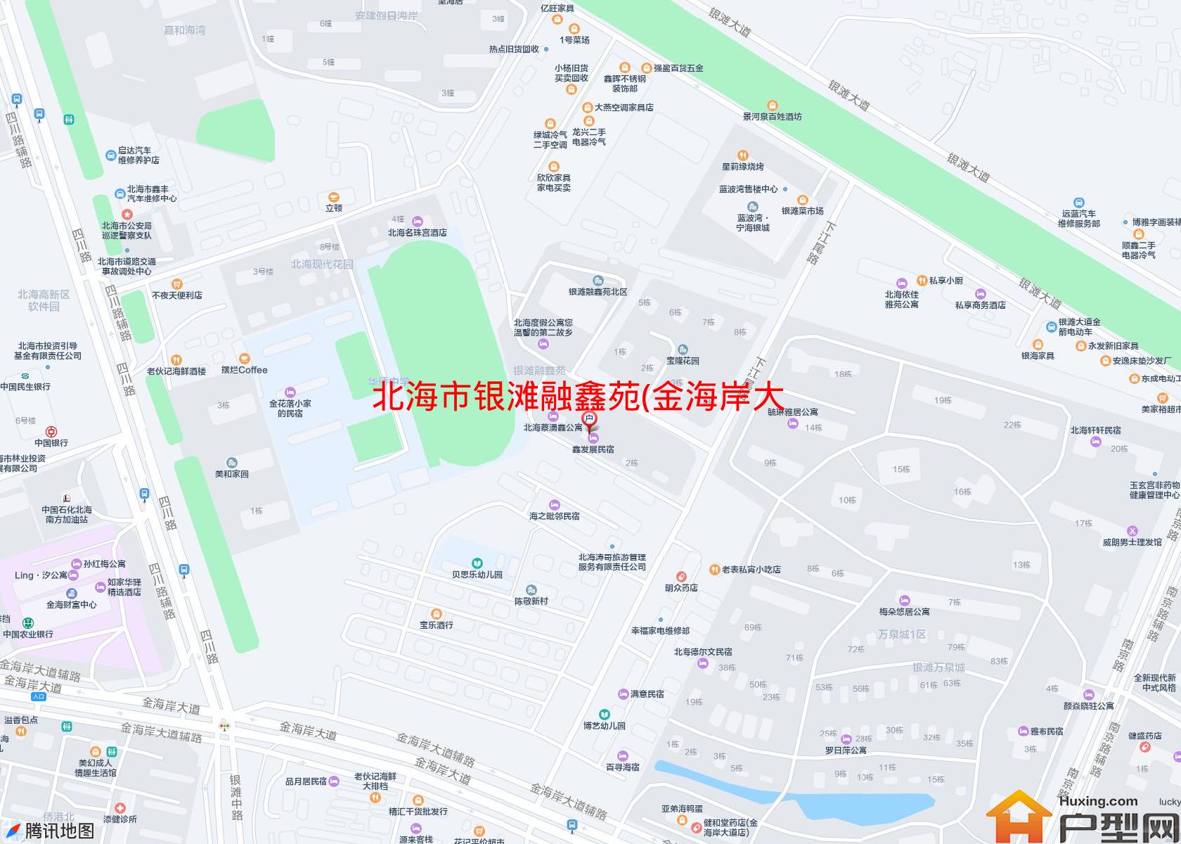 银滩融鑫苑(金海岸大道158号)小区 - 户型网