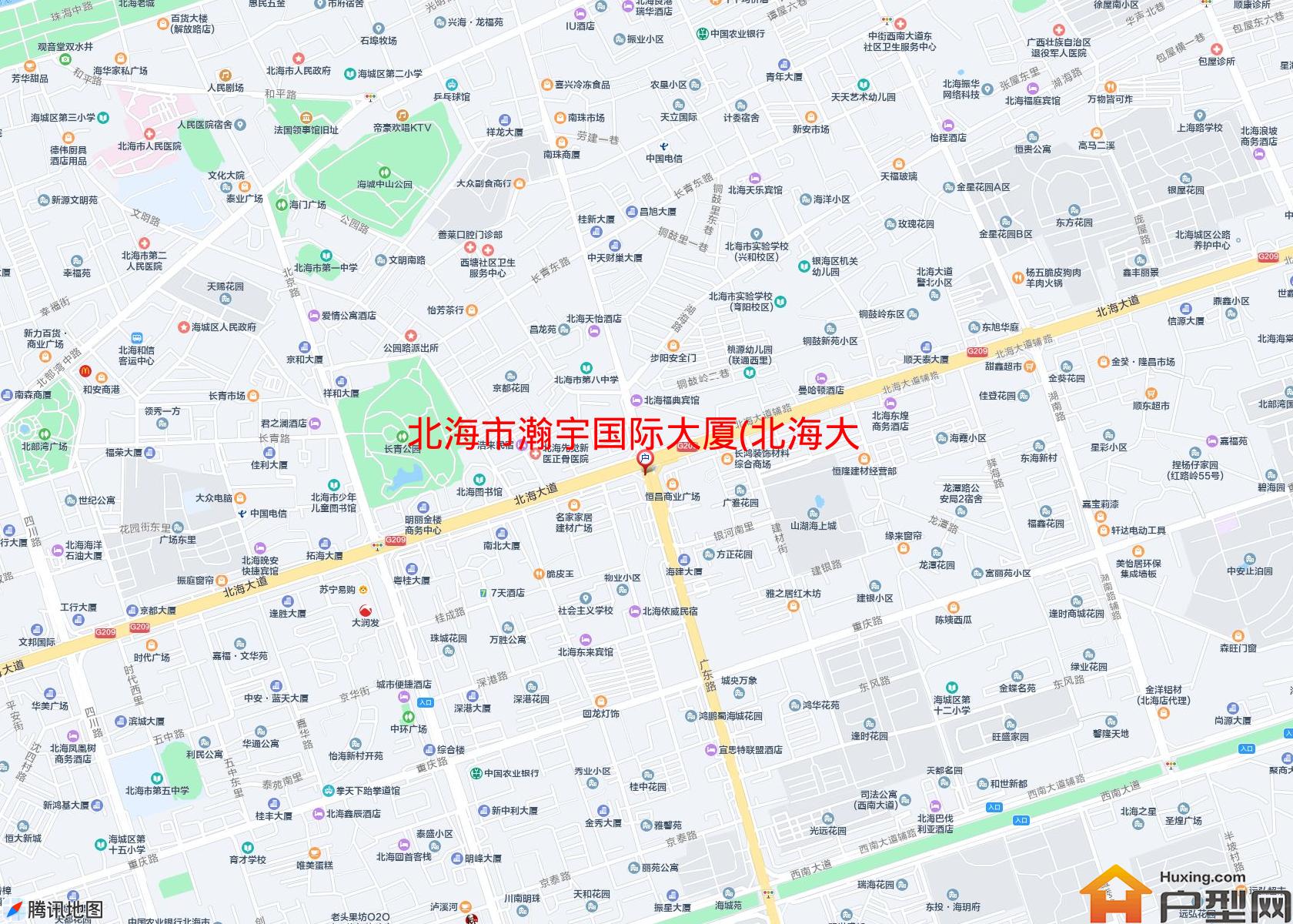 瀚宇国际大厦(北海大道)小区 - 户型网