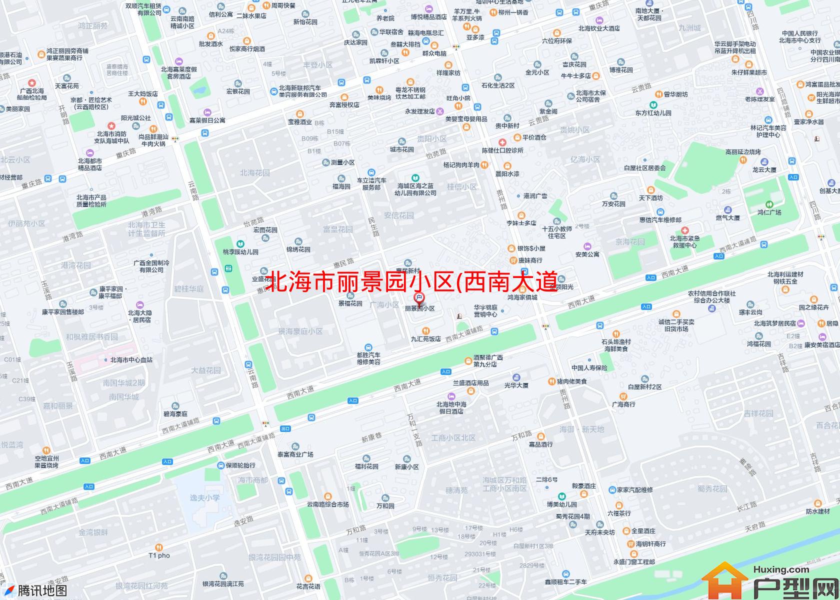丽景园小区(西南大道西6号)小区 - 户型网