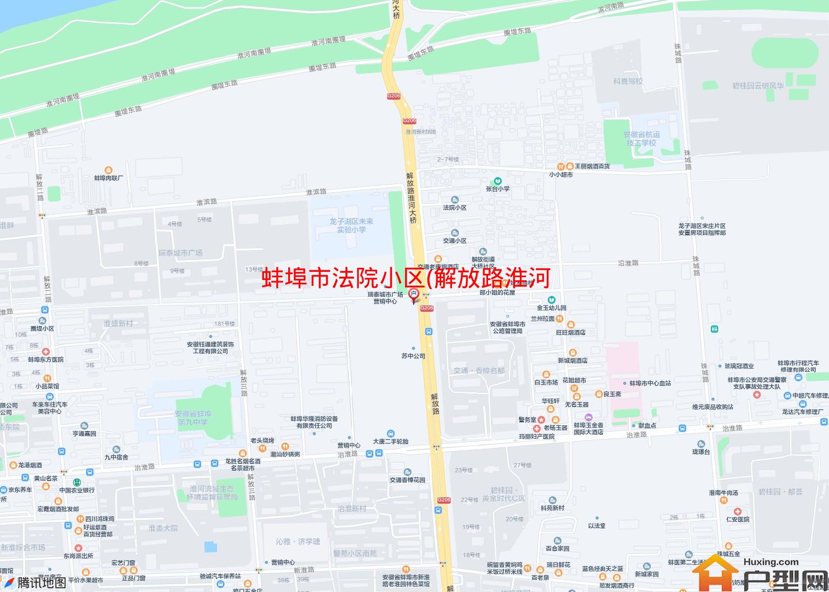 法院小区(解放路淮河大桥)小区 - 户型网