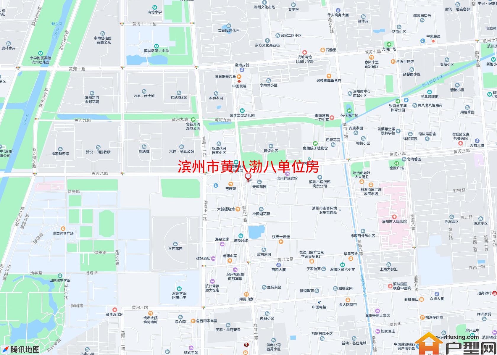 黄八渤八单位房小区 - 户型网