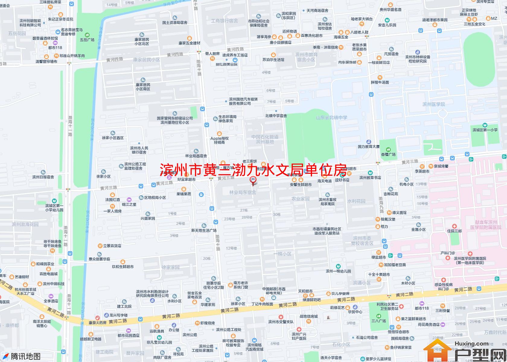 黄三渤九水文局单位房小区 - 户型网
