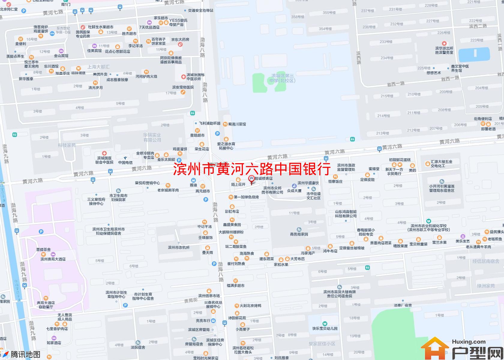 黄河六路中国银行小区 - 户型网