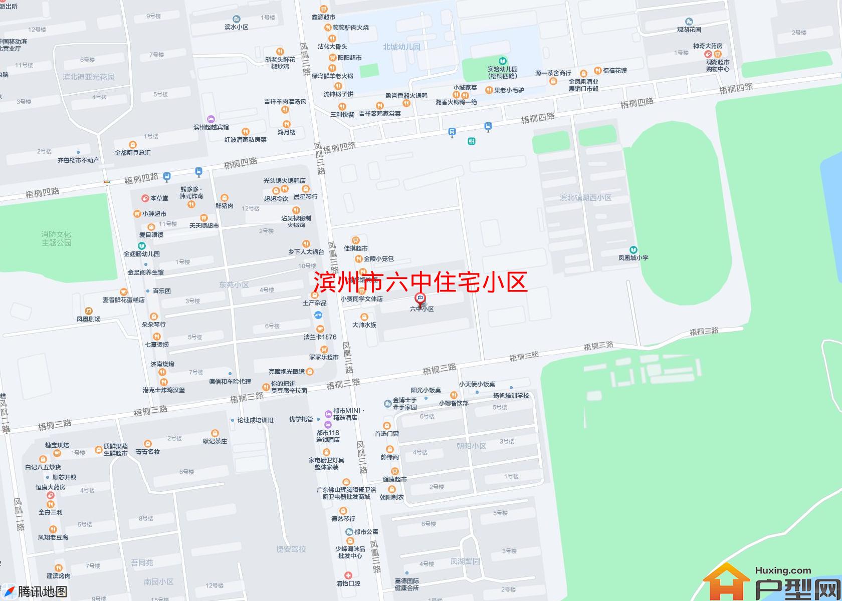 六中住宅小区小区 - 户型网