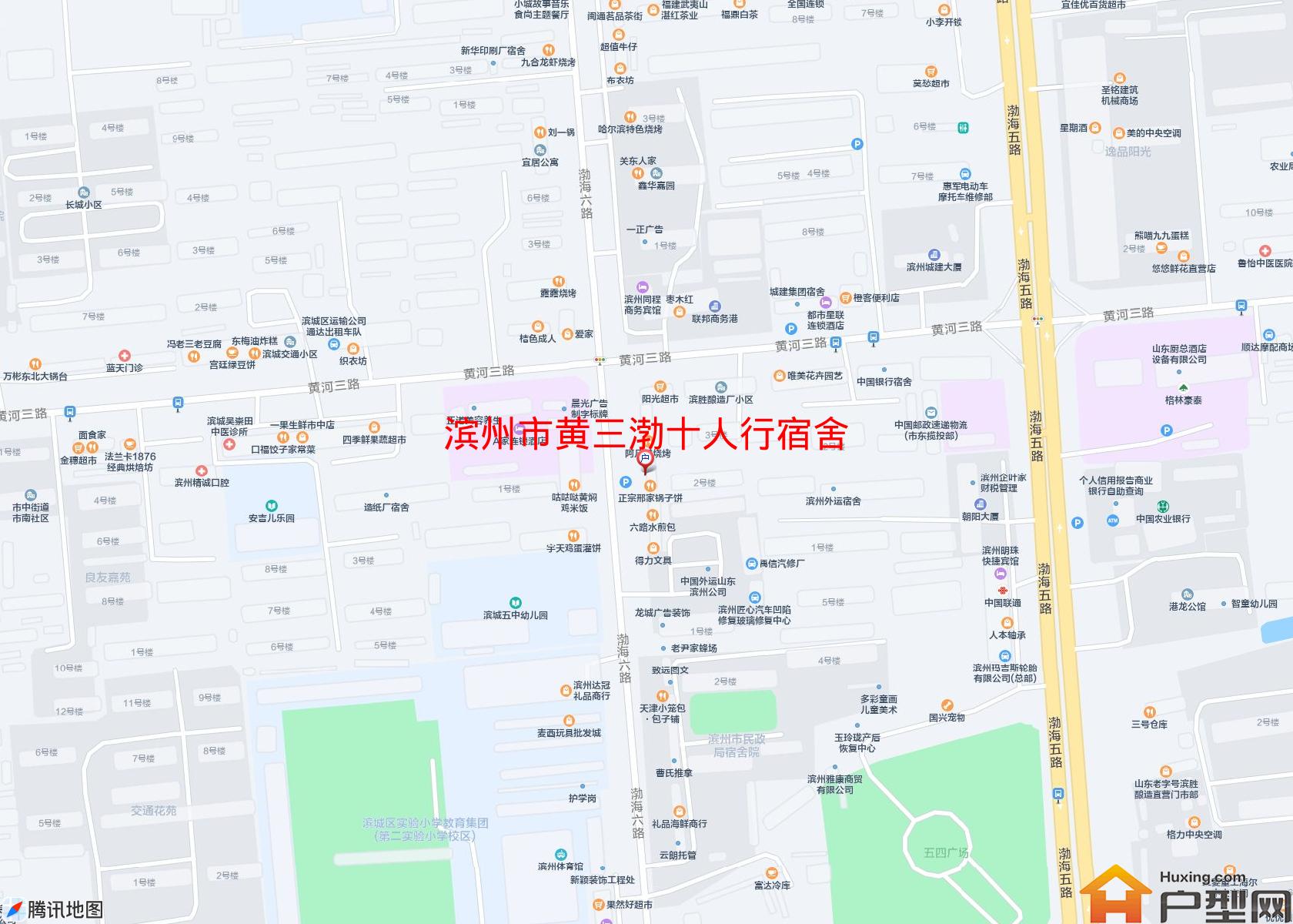 黄三渤十人行宿舍小区 - 户型网