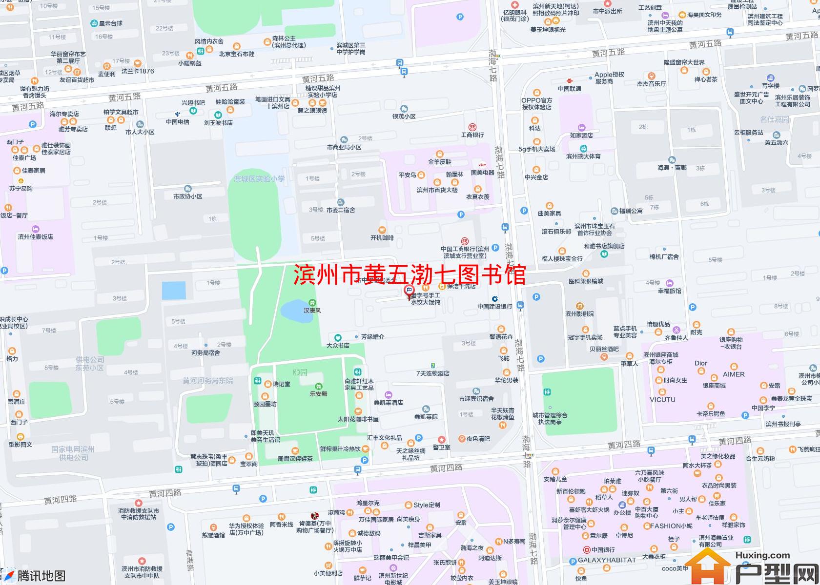 黄五渤七图书馆小区 - 户型网