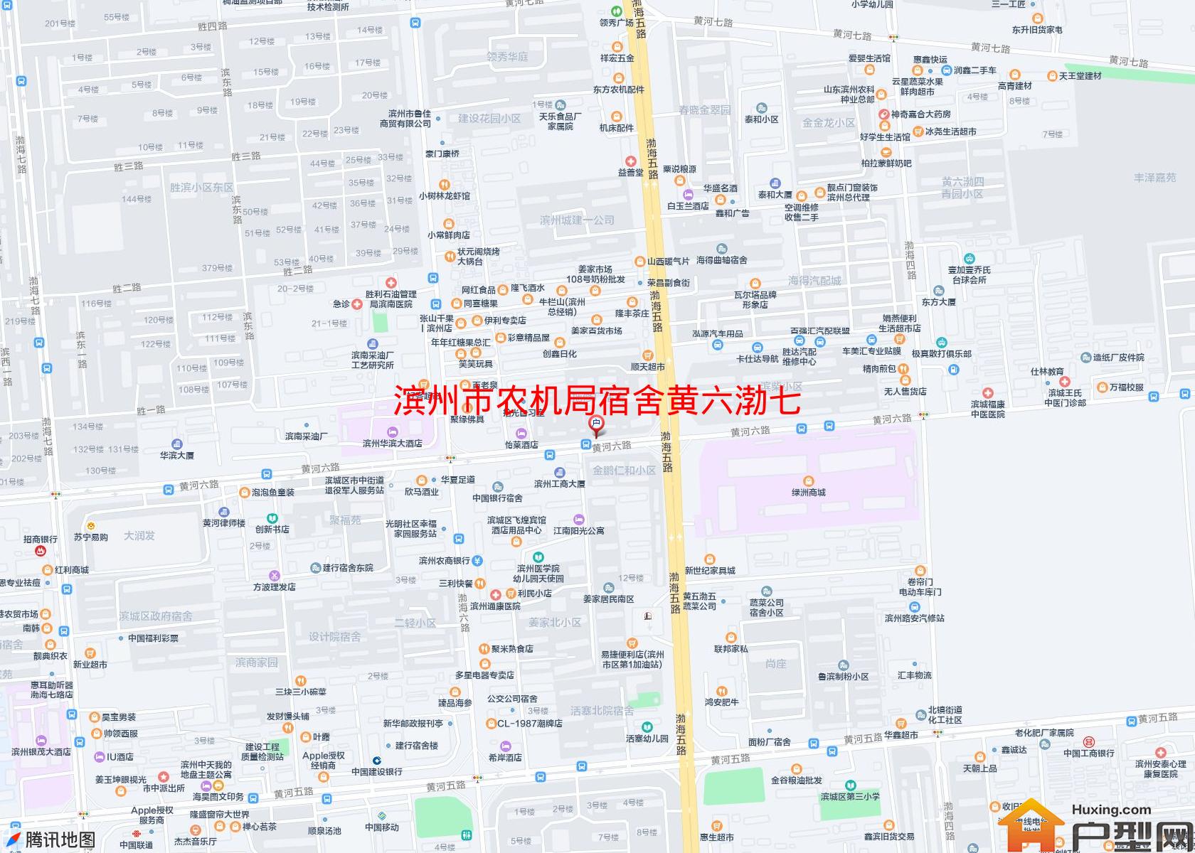农机局宿舍黄六渤七小区 - 户型网