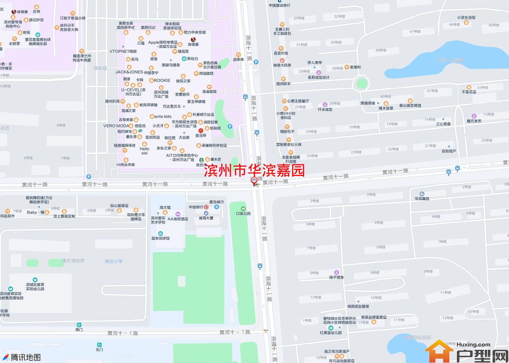 华滨嘉园小区 - 户型网