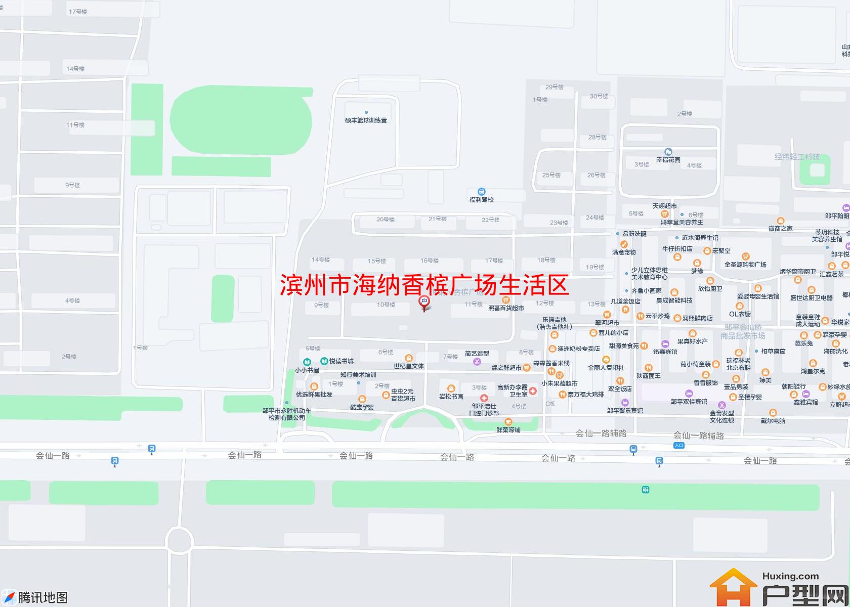 海纳香槟广场生活区小区 - 户型网