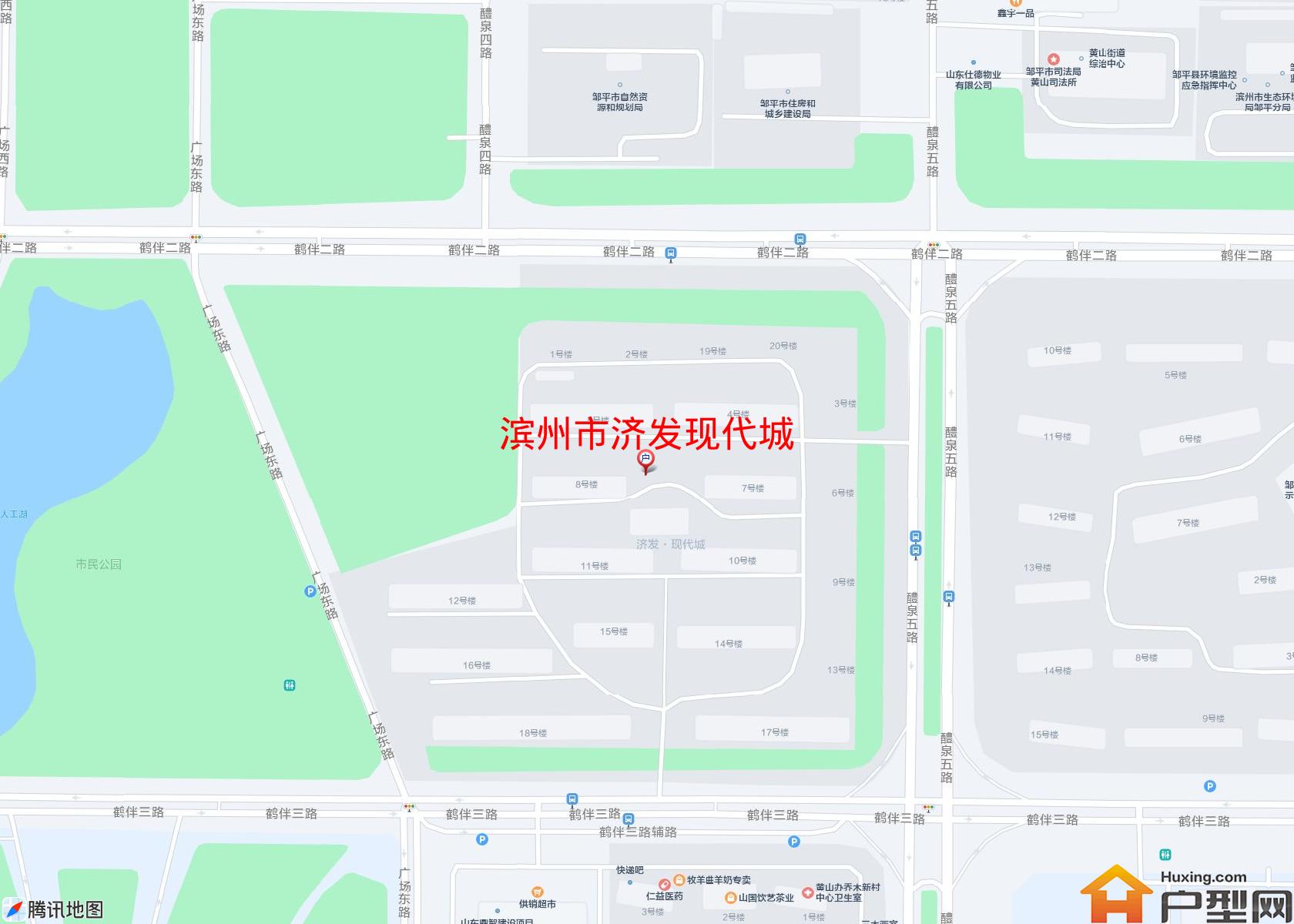 济发现代城小区 - 户型网