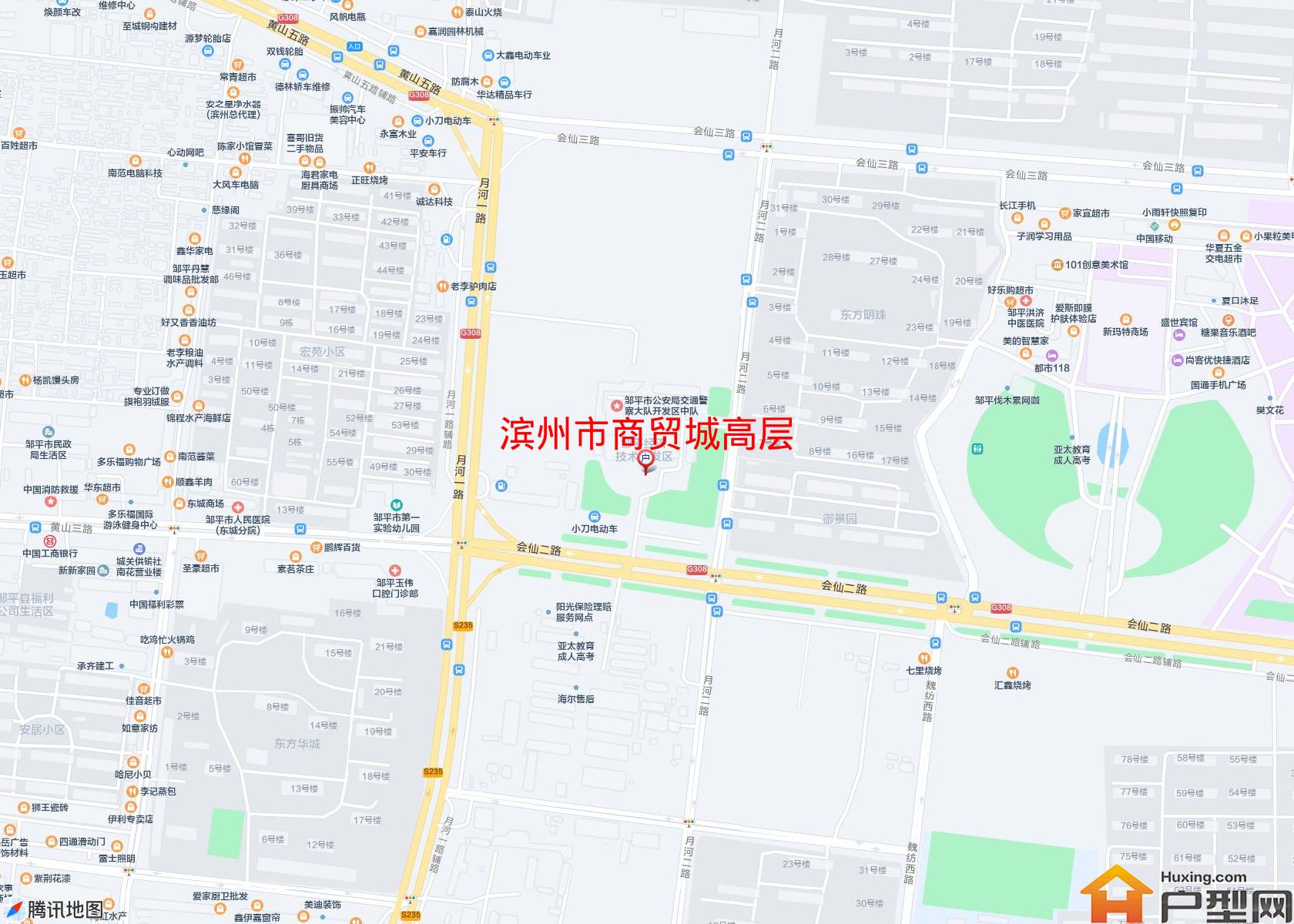 商贸城高层小区 - 户型网
