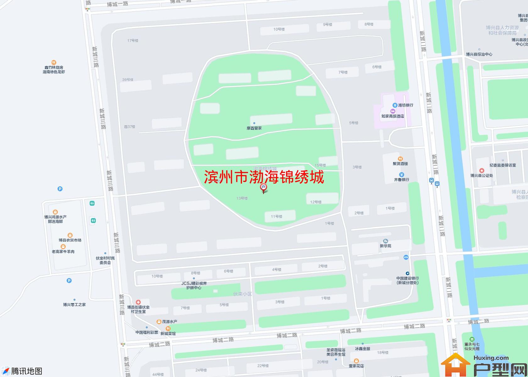渤海锦绣城小区 - 户型网