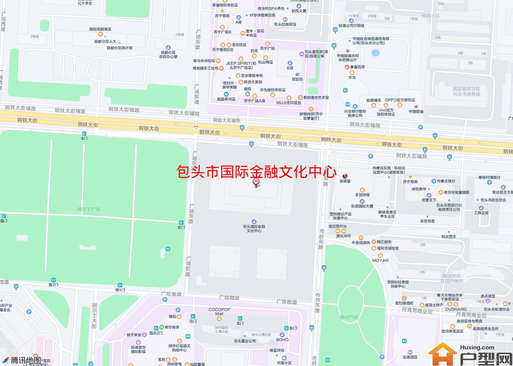 国际金融文化中心小区 - 户型网