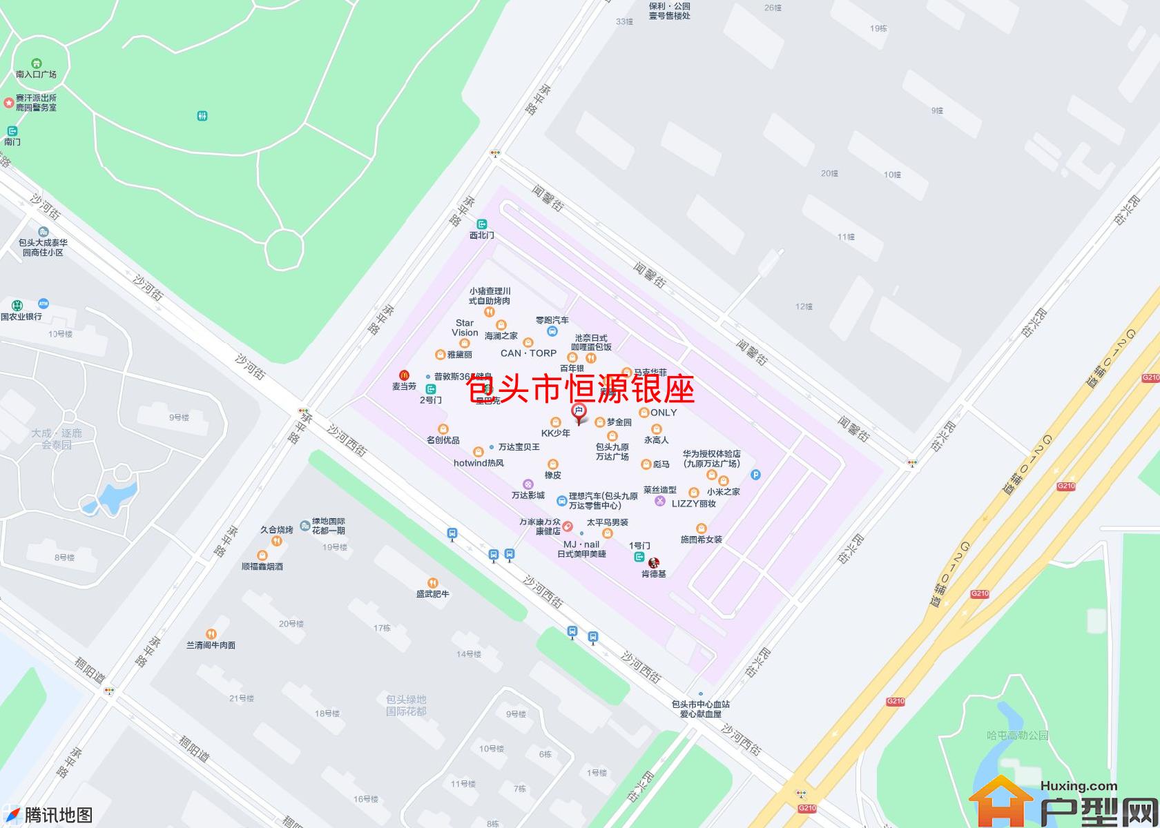 恒源银座小区 - 户型网