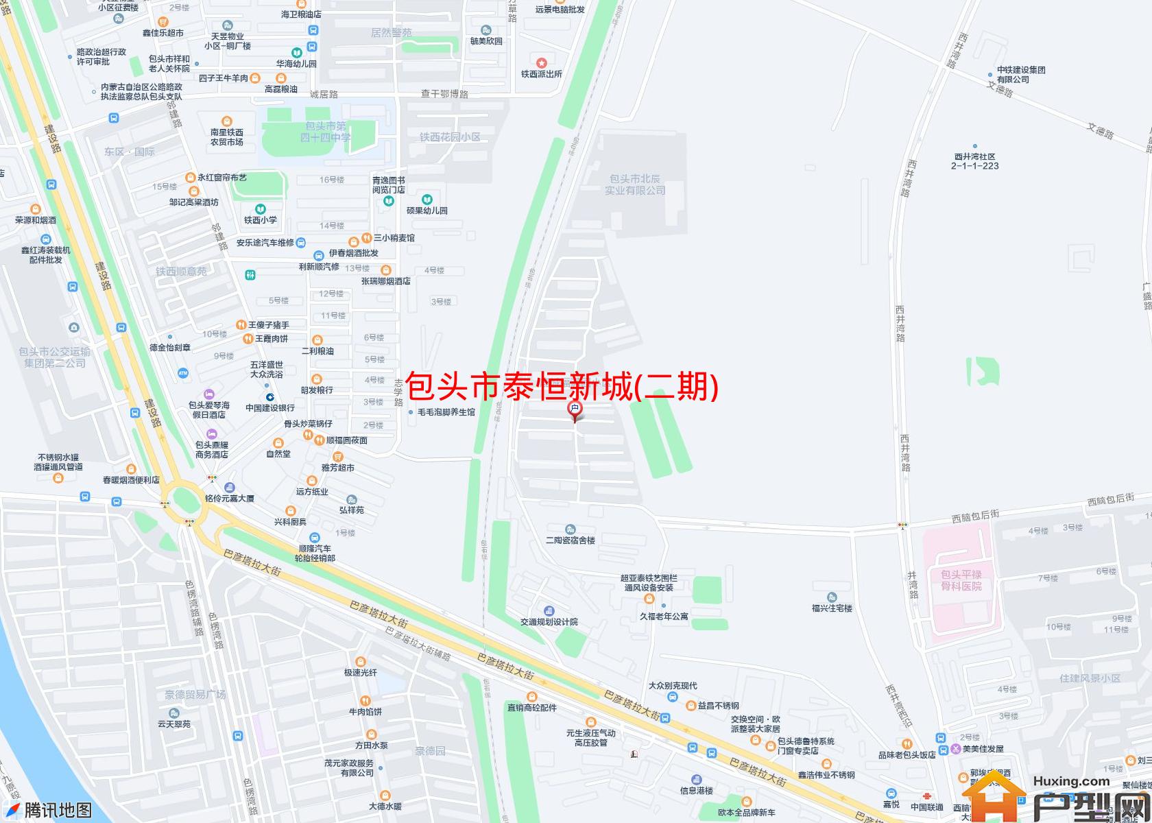 泰恒新城(二期)小区 - 户型网