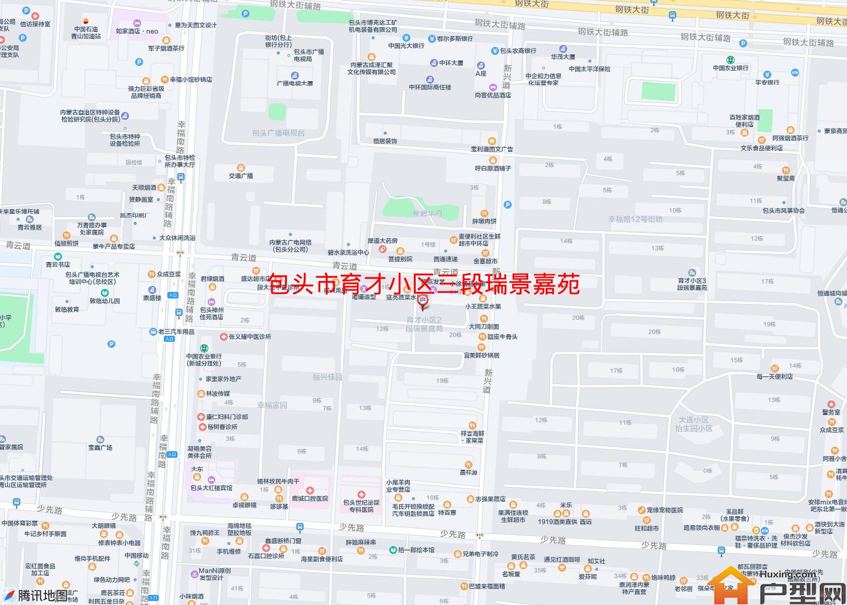 育才小区三段瑞景嘉苑小区 - 户型网