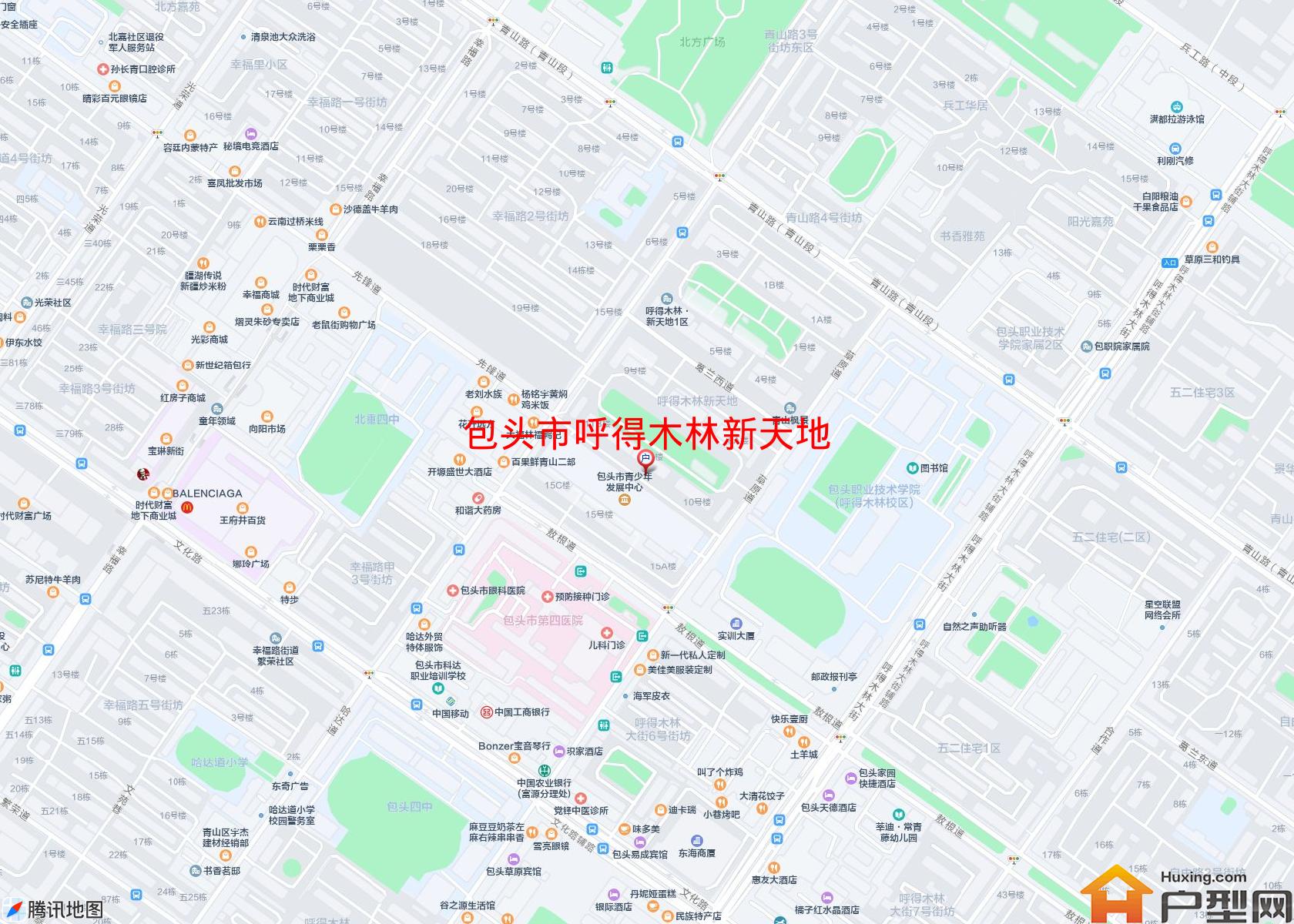 呼得木林新天地小区 - 户型网