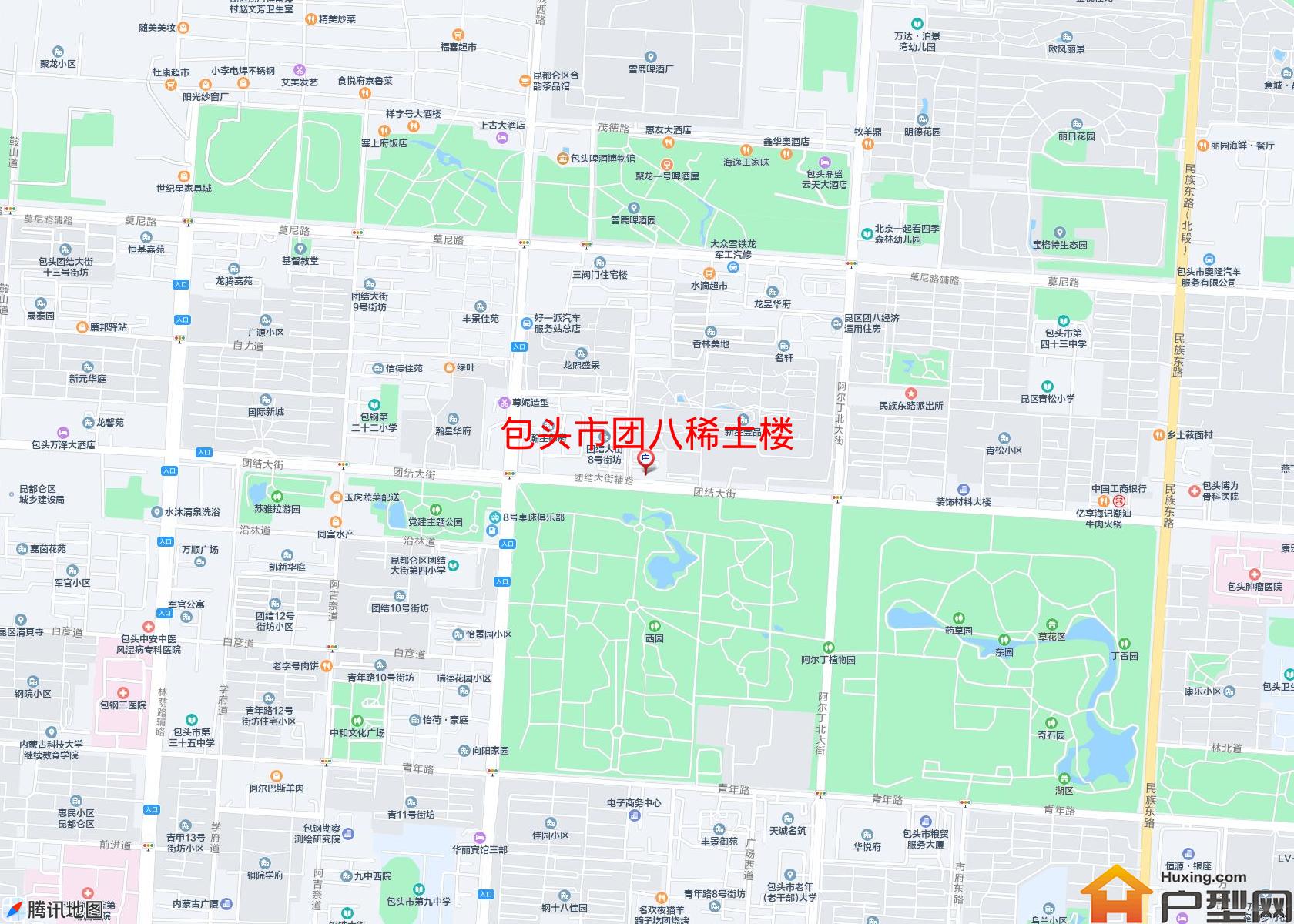 团八稀土楼小区 - 户型网