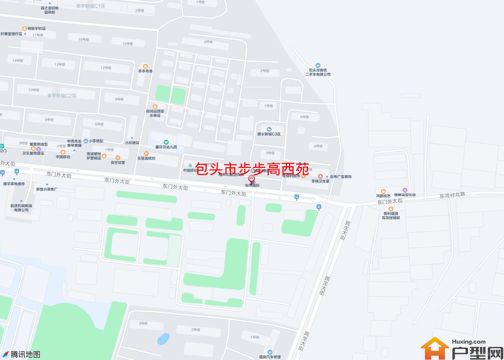 步步高西苑小区 - 户型网