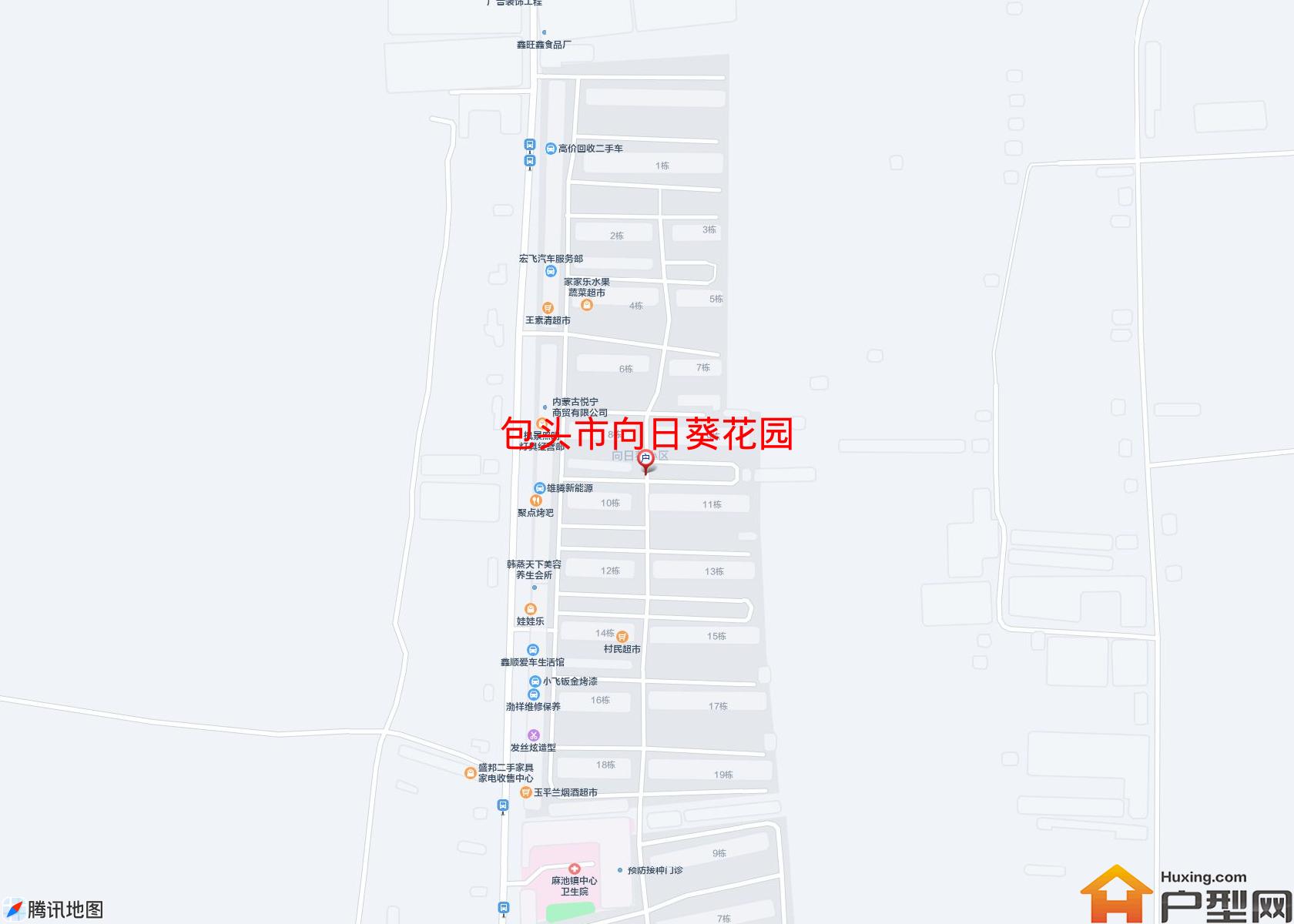向日葵花园小区 - 户型网