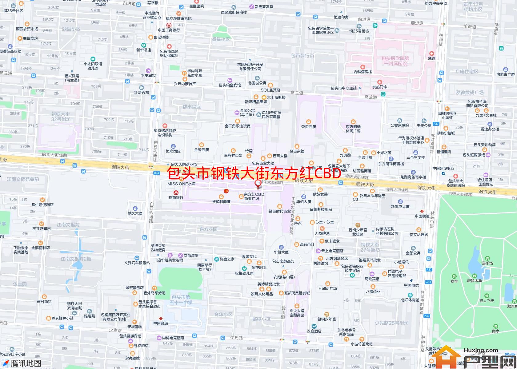 钢铁大街东方红CBD小区 - 户型网