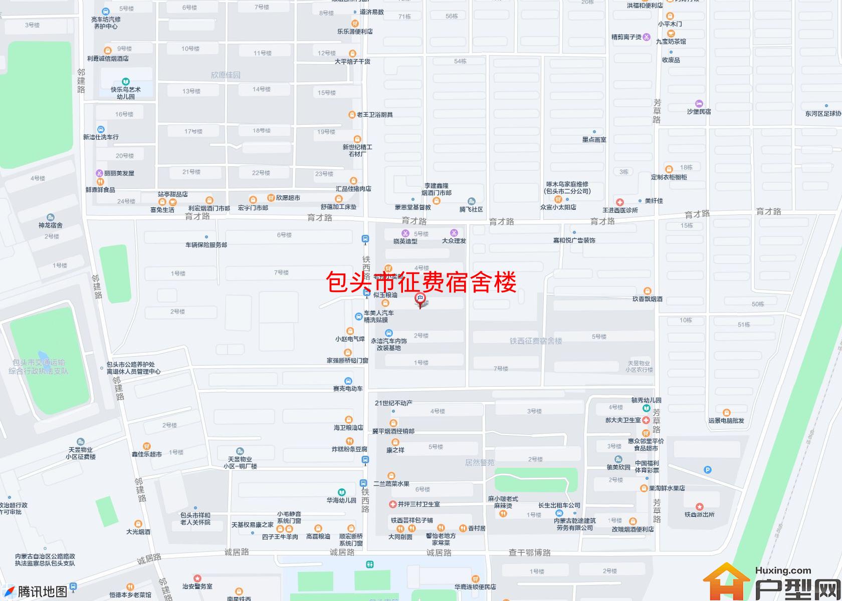 征费宿舍楼小区 - 户型网