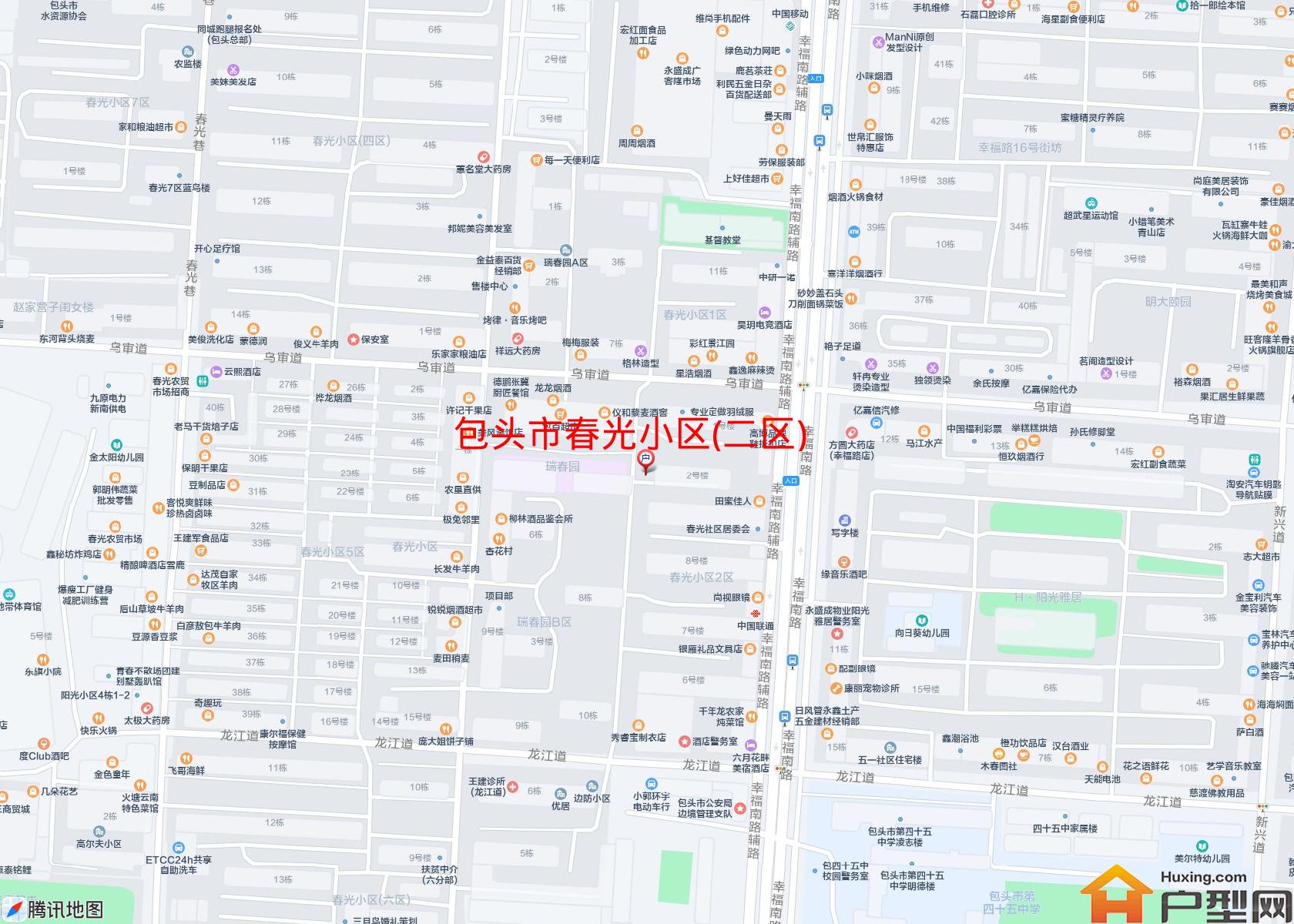 春光小区(二区)小区 - 户型网