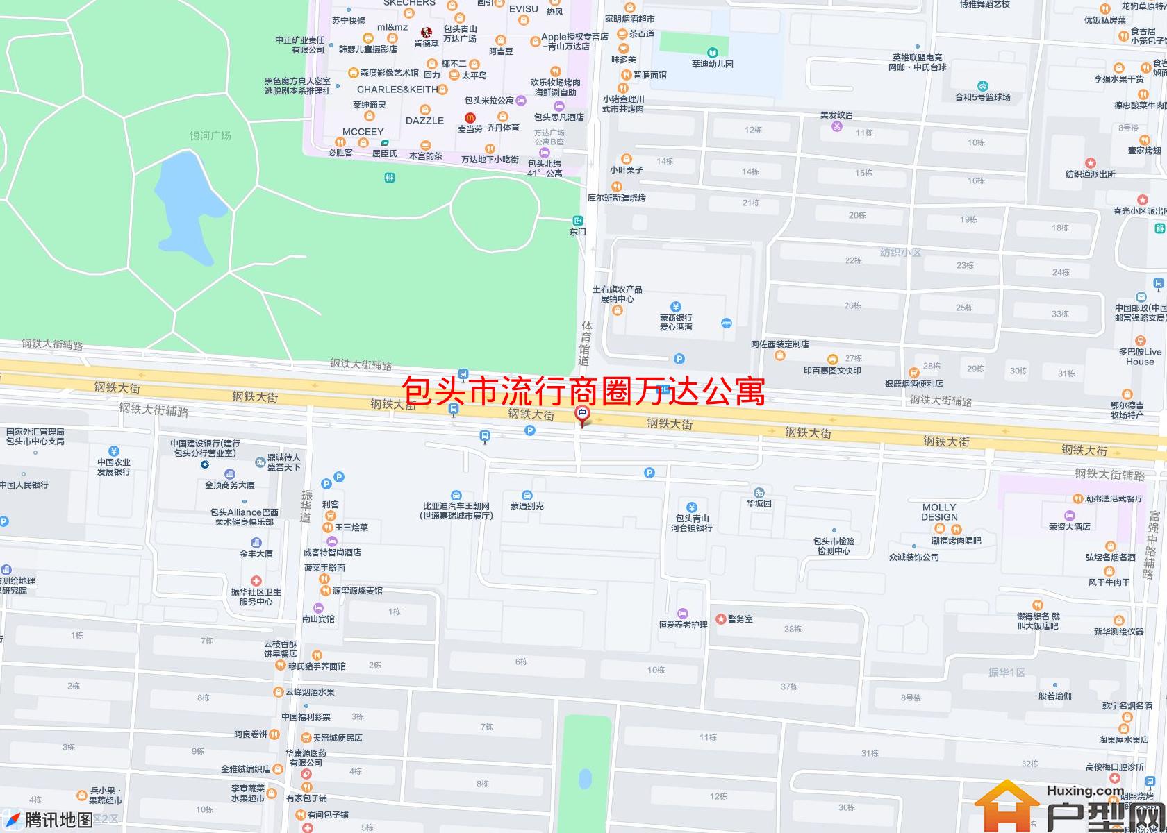 流行商圈万达公寓小区 - 户型网