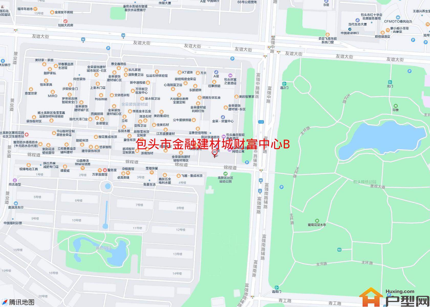 金融建材城财富中心B小区 - 户型网