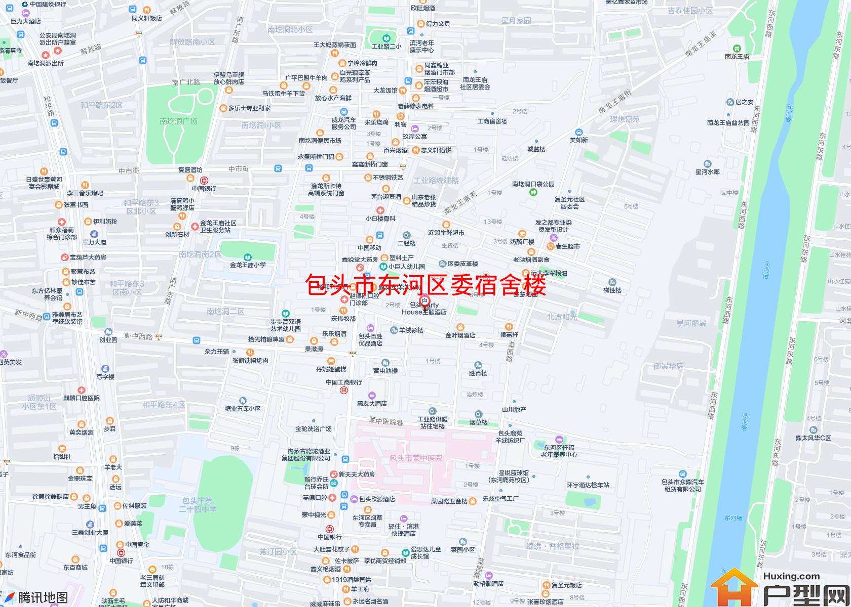 东河区委宿舍楼小区 - 户型网