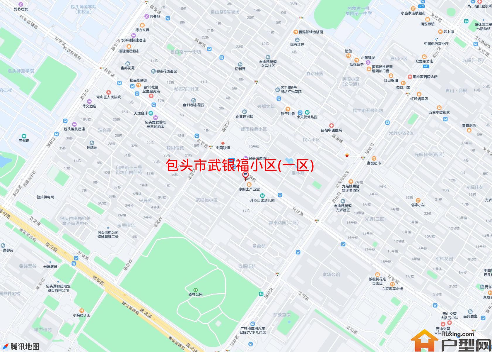 武银福小区(一区)小区 - 户型网
