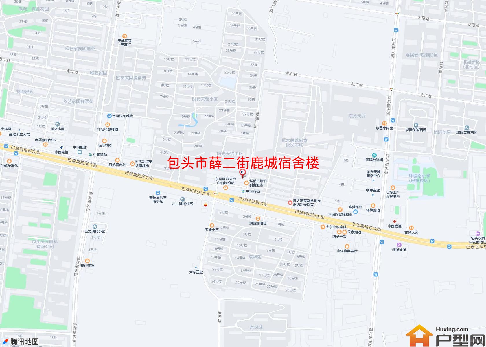 薛二街鹿城宿舍楼小区 - 户型网