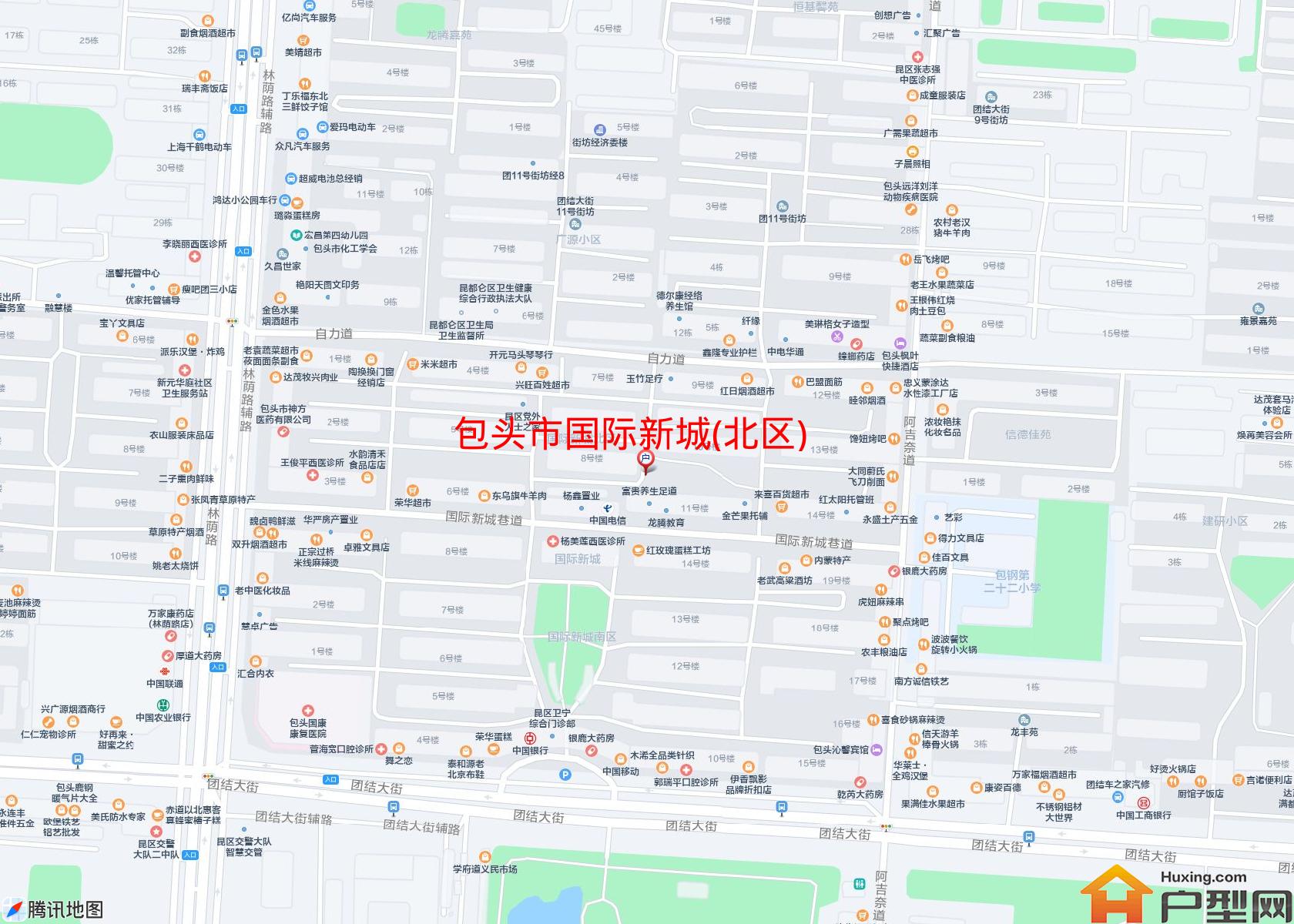 国际新城(北区)小区 - 户型网