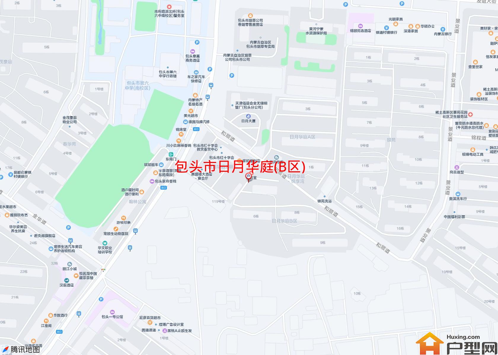 日月华庭(B区)小区 - 户型网