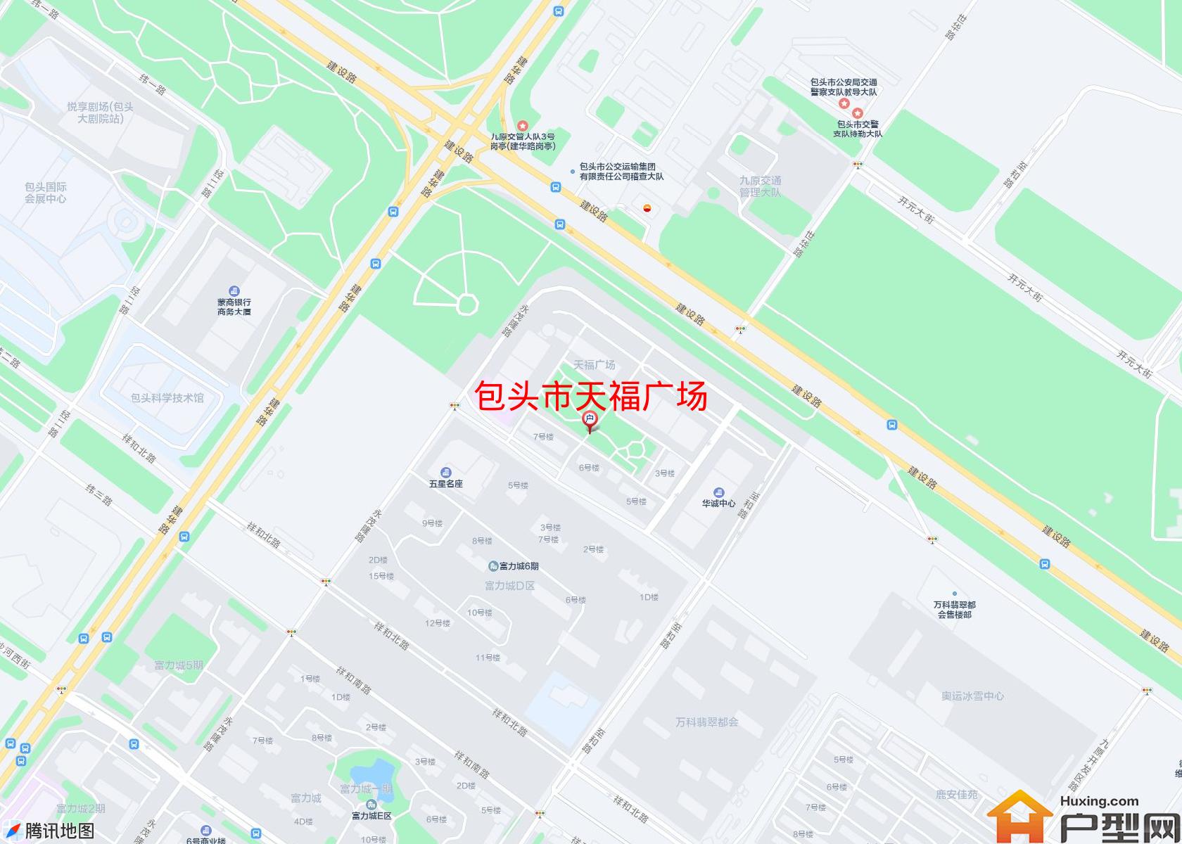 天福广场小区 - 户型网